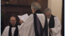 Moment of installation by Nicholas Maddock, Rector of Wrington
